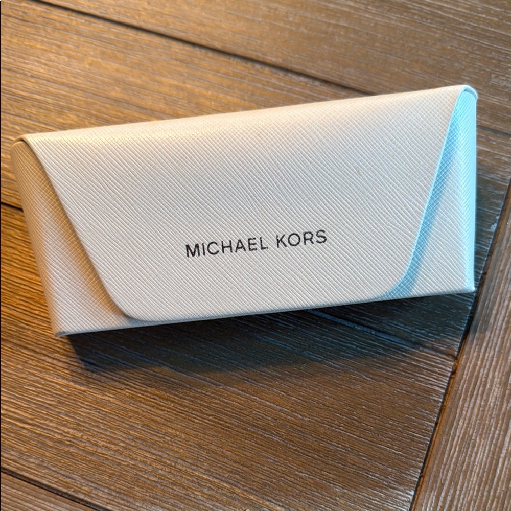 Michael Kors Cream Eyewear Case